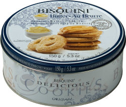 Bisquini Butter 150г сливочное 26% печенье ж/б