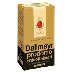 Dallmayr Prodomo Entcoffeiniert 500г кофе молотый без кофеина 100% арабика в/у